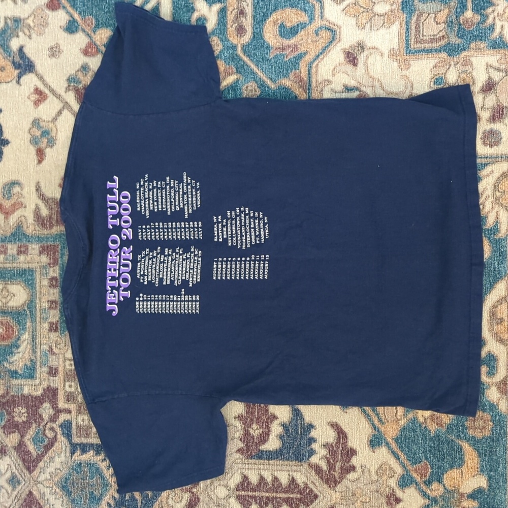 Vintage Jethro Tull A Leg to Stand On 2000 Tour Concert T-shirt size L - Picture 2 of 5